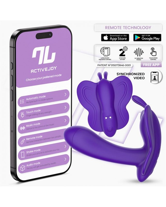Wingy Estimulador Mariposa con APP Purpura