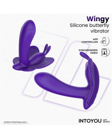 Wingy Estimulador Mariposa con APP Purpura