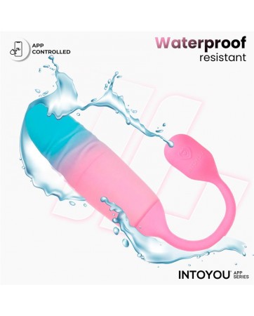NexEgg Motion Huevo Vibrador con Thrusting App Rosa Turquesa