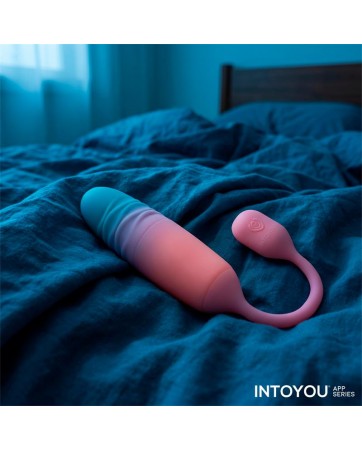 NexEgg Motion Huevo Vibrador con Thrusting App Rosa Turquesa