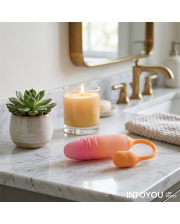 NexEgg Motion Huevo Vibrador con Thrusting App Naranja Rosa