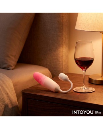 NexEgg Motion Huevo Vibrador con Thrusting App Beige Rosa