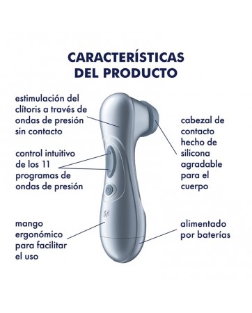Pro 2 Gen 2 Succionador de Clitoris Battery Series Ice Blue