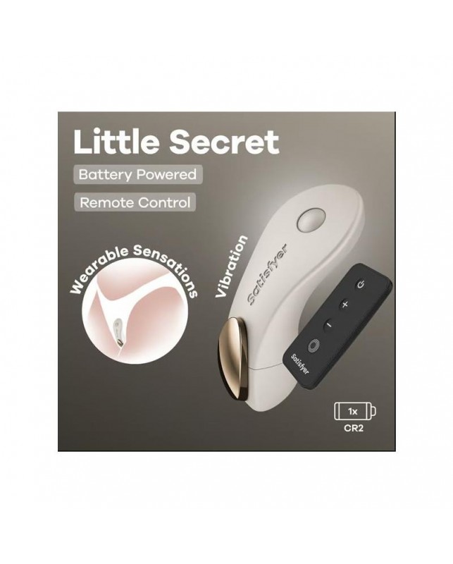 Little Secret Estimulador de Braguita Battery Series Warm Grey