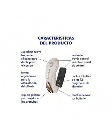 Little Secret Estimulador de Braguita Battery Series Warm Grey