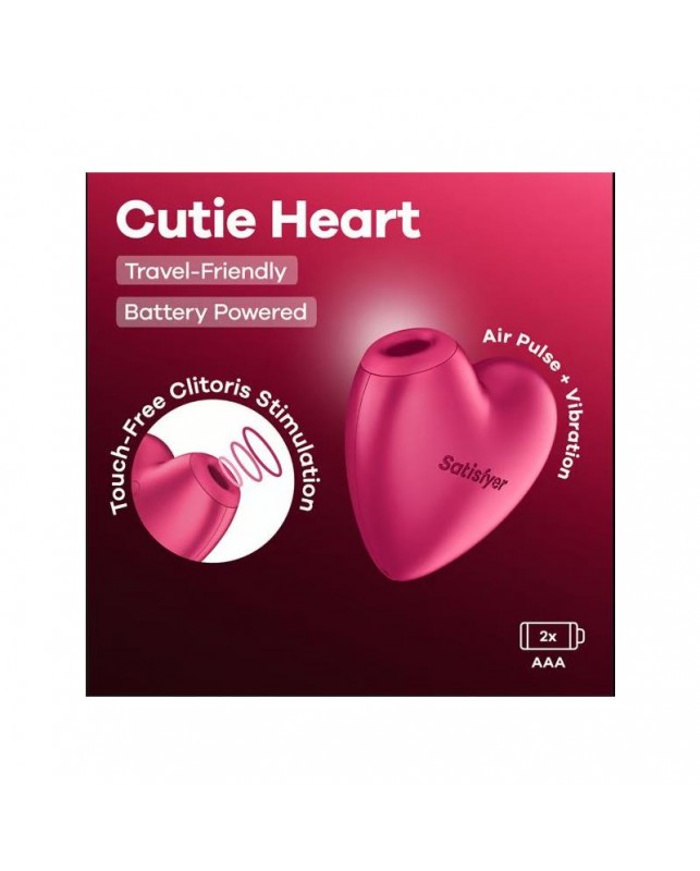 Cutie Heart Succionador de Clitoris Battery Series