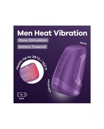 Men Heat Vibration Battery Series Dark Berry