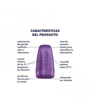 Men Heat Vibration Battery Series Dark Berry