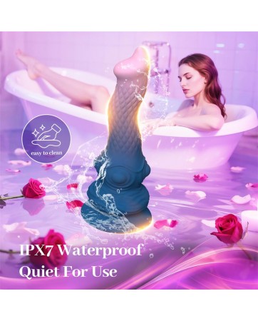 Dildo Fantasia Vibracion Oscilacion y Ventosa 233 cm