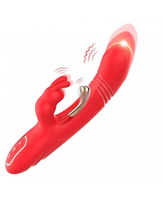 Vibrador Tickler con Rabbit Silicona