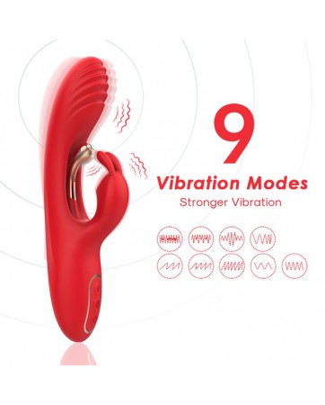 Vibrador Tickler con Rabbit Silicona