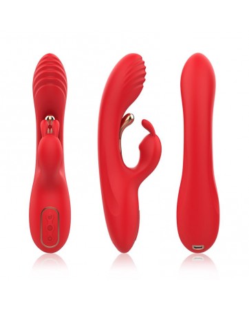 Vibrador Tickler con Rabbit Silicona