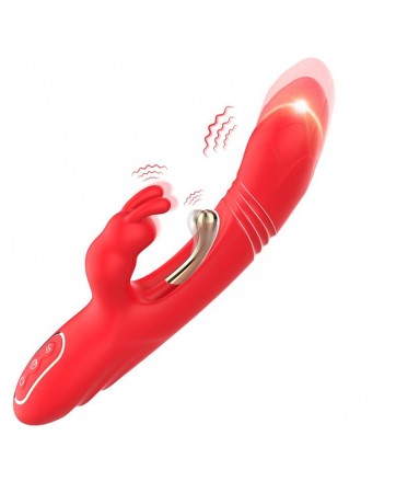 Vibrador Tickler con Thrusting Silicona Liquida