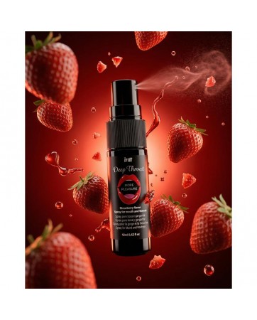 Spray para Sexo Oral Deep Throat Fresa 12 ml