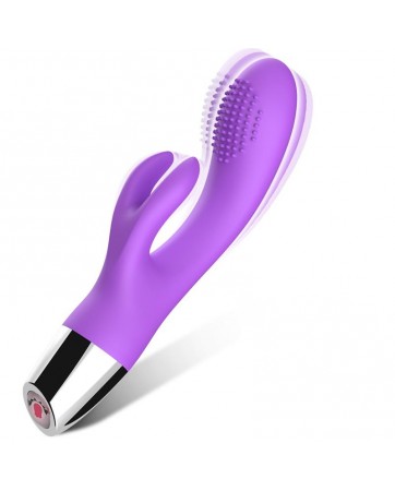 Vibrador Conejito Flexible Purpura