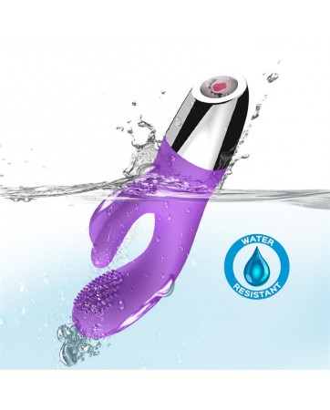 Vibrador Conejito Flexible Purpura