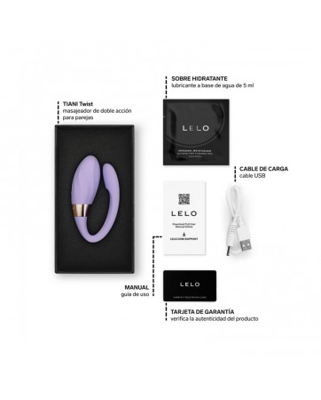 Juguete para Parejas Tiani Twist APP Lavanda