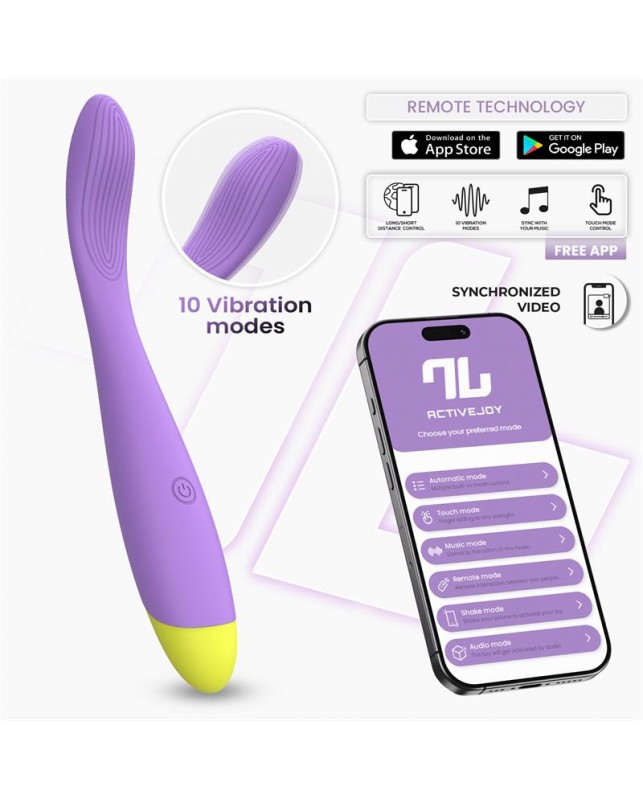 Neya Vibrador Punto G con APP Purpura