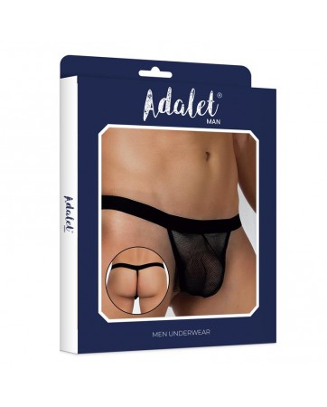 Titan Tanga de Rejilla Talla unica Negro