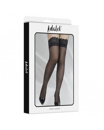 Posy Medias con Tiras de Silicona Negras Talla unica