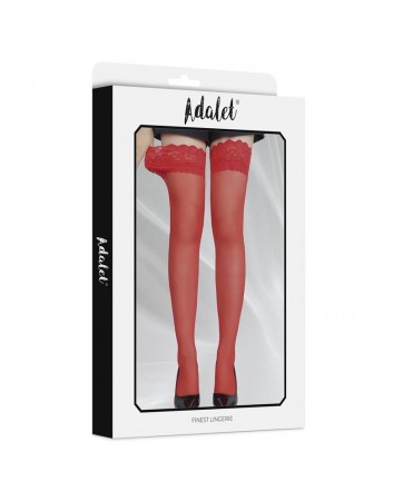 Posy Medias con Tiras de Silicona Rojas Talla unica