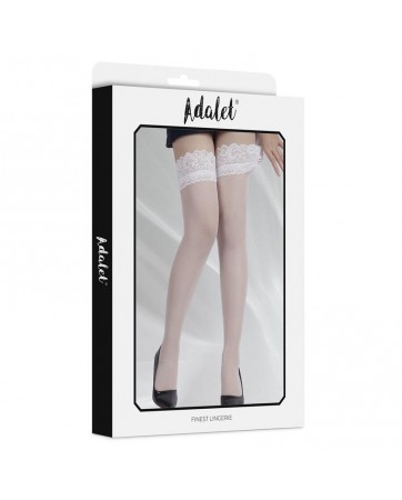 Posy Medias con Tiras de Silicona Blaco Talla unica