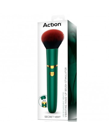 Secret Vert Estimulador Brocha de Maquillaje con Vibracion Verde