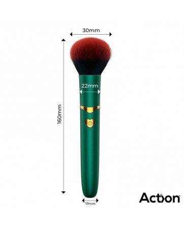 Secret Vert Estimulador Brocha de Maquillaje con Vibracion Verde