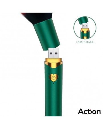 Secret Vert Estimulador Brocha de Maquillaje con Vibracion Verde