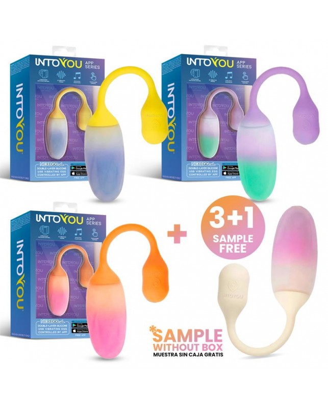 Pack 31 NexEgg Vibe Huevo Vibrador Silicona Doble Capa APP