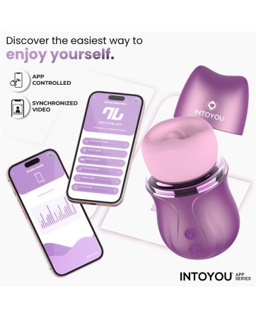 Mimi Estimulador con Licking Biting Succion y Vibracion USB C con APP