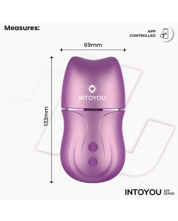 Mimi Estimulador con Licking Biting Succion y Vibracion USB C con APP