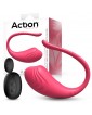 Luvia Huevo Vibrador con Control Remoto USB Rosa