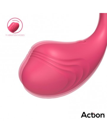 Luvia Huevo Vibrador con Control Remoto USB Rosa
