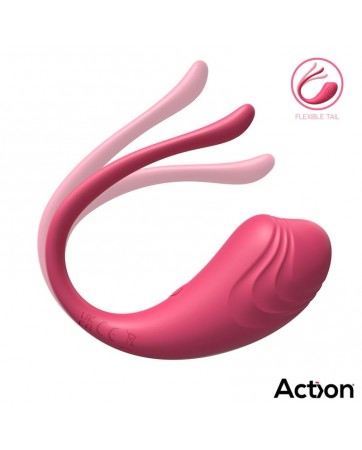 Luvia Huevo Vibrador con Control Remoto USB Rosa