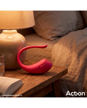 Luvia Huevo Vibrador con Control Remoto USB Rosa