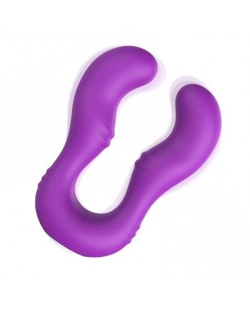 Vibrador Doble para Parejas Purpura