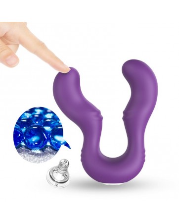 Vibrador Doble para Parejas Purpura