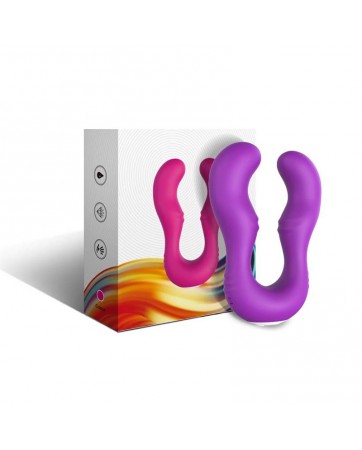Vibrador Doble para Parejas Purpura