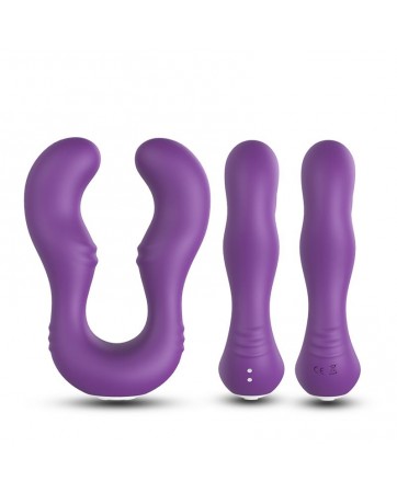 Vibrador Doble para Parejas Purpura