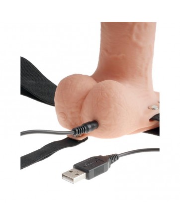 Arnes Dildo Hueco con Vibracion 7