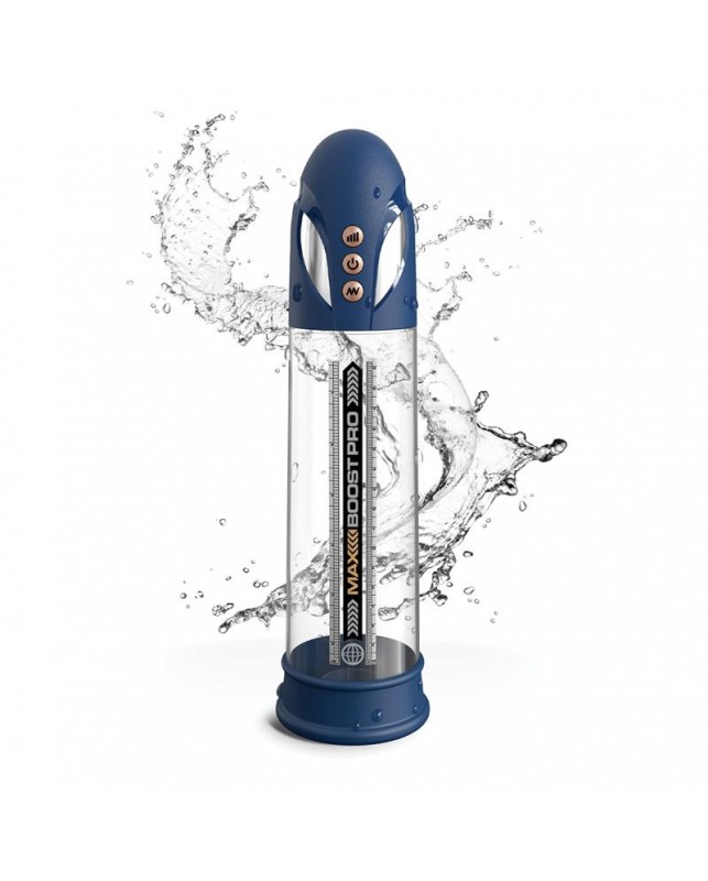 Masturbador Automatico Max Boost Pro Flow Azul