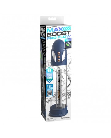 Masturbador Automatico Max Boost Pro Flow Azul