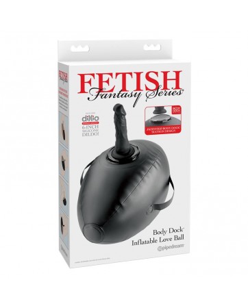 Asiento Inflable con Dildo Body Dock