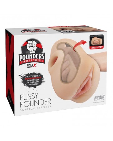 Masturbador Pussy Pounder Squeeze 18 cm