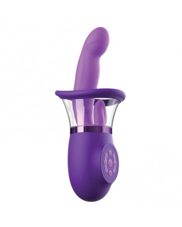 Estimulador con Lengua y Succion Ultimate Pleasure Pro Plus