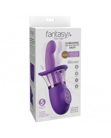 Estimulador con Lengua y Succion Ultimate Pleasure Pro Plus
