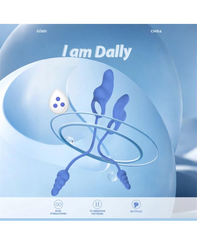 Dally Plug Anal con Anillo con Vibracion