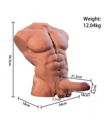 Fitter Torso con Dildo Desmontable Thrusting y APP 116 kg