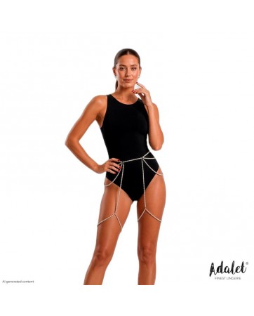 Sienna Liguero de Perlas Blancas Talla unica